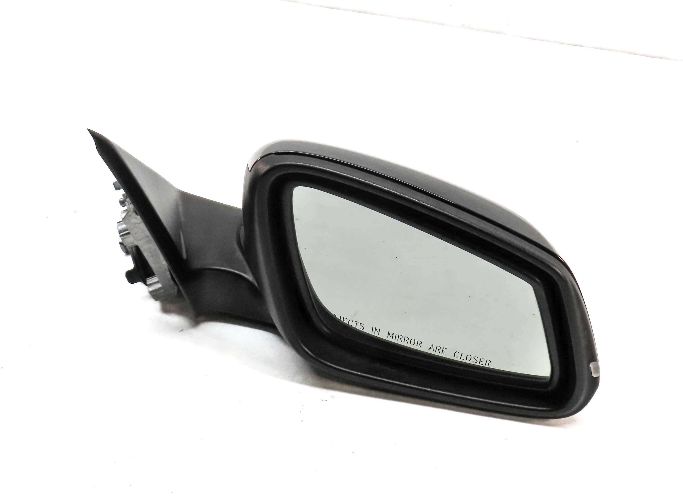 13-16 BMW 320i 328i 335i 340i (F30) RIGHT P-FOLD AUTODIM HEATED MIRROR (BLACK) — exact item pictured